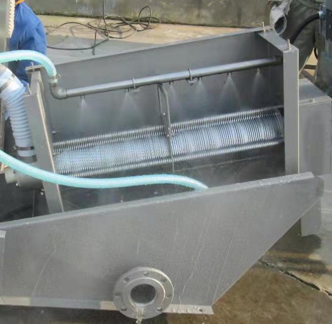 Waste Volute Screw Press For Sludge Dewatering Machine System