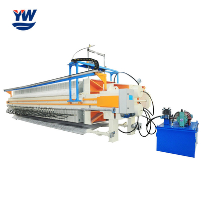 High Pressure Membrane Filter Press With Automatic Water Washing Device