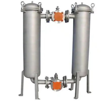 Stainless Steel Bag Filter 5 Micron 50 Micron Double Cylinder Beverage Juice Milk