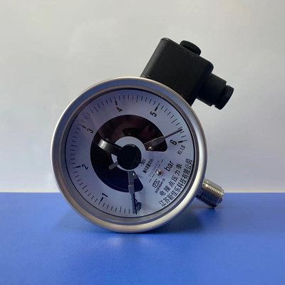 Magnetic Assisted Electrical Contact Pressure Gauge Manometer For Filter Press YXC100