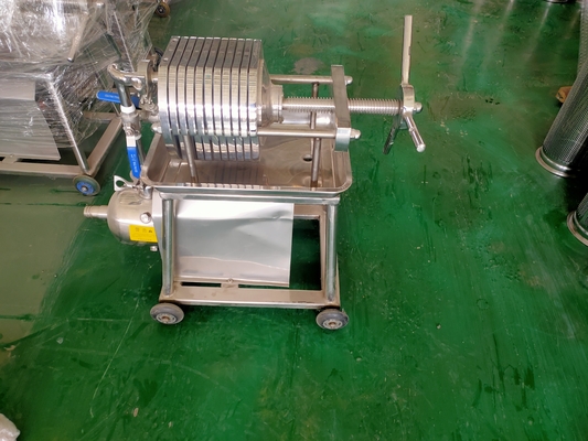 Plate And Frame Stainless Steel Filter Press For Juice Fruit Fine Filtration