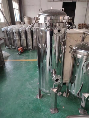 round stainless steel multi cartridge filter housing suppliers 200 GPM in ro plant Sanitary