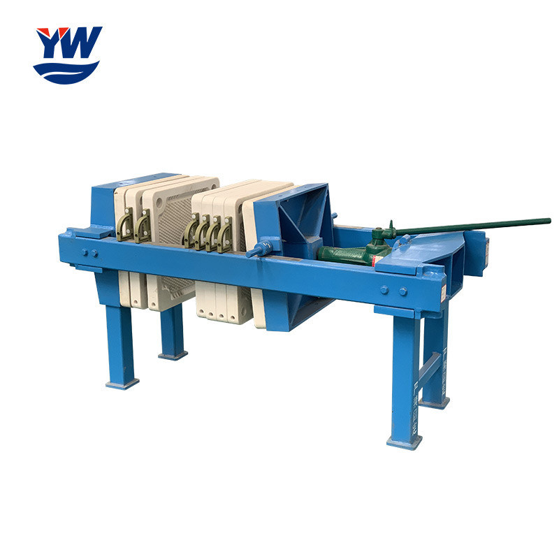 Manual 80m2 Chamber Filter Press For Sewage Treatment Plant