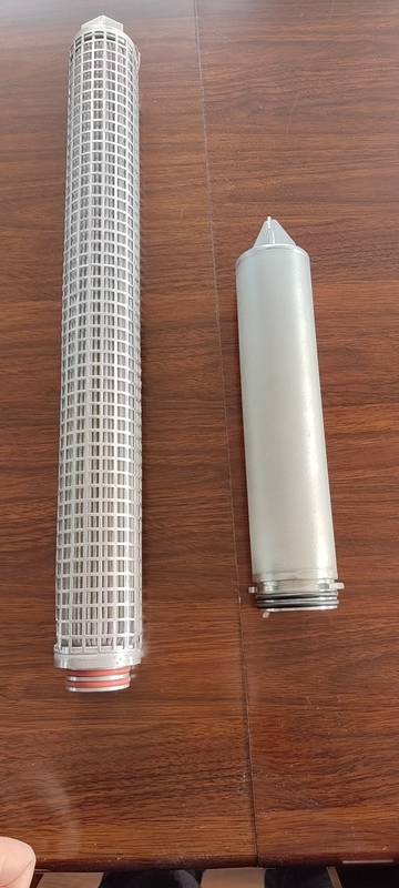 Stainless Steel Titanium Rod Filter Cartridge 0.22 Micron Water Gas Filter Press Spares