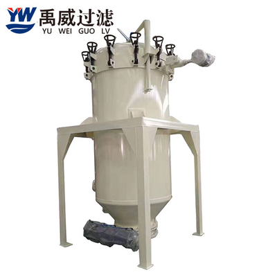 Metal Vertical Pressure Leaf Filter Auto Self Cleaning Vibration Slag Removal