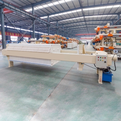 Fully Automatic Diaphragm Filter Press Wastewater Reduces Moisture Municipal Box Type